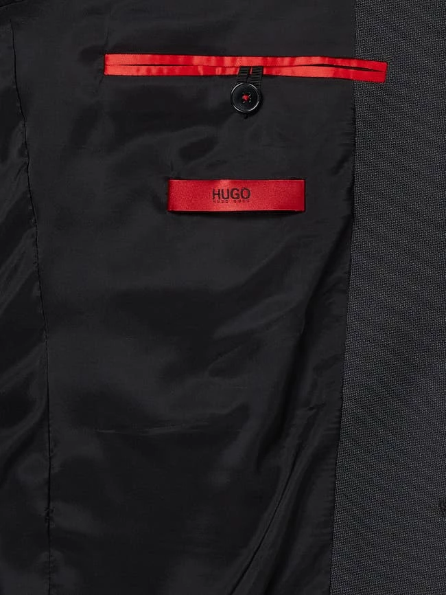 Neu ? HUGO Extra Slim Fit 2-Knopf-Sakko Mit Stretch-Anteil Modell 'Arti' - Silber ? 5 Neu ? HUGO Extra Slim Fit 2-Knopf-Sakko Mit Stretch-Anteil Modell 'Arti' - Silber ? – Bild 5