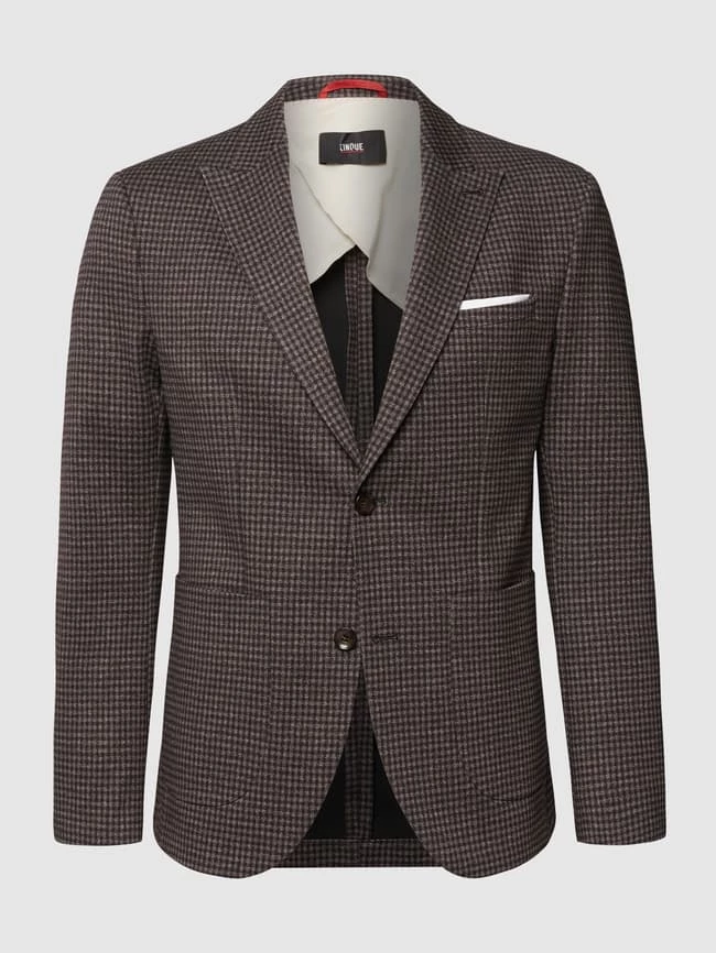 Bestes Angebot ? Cinque 2-Knopf-Sakko Mit Vichy-Karo Modell 'CiDrago' - Mittelbraun ? 2 Bestes Angebot ? Cinque 2-Knopf-Sakko Mit Vichy-Karo Modell 'CiDrago' - Mittelbraun ? – Bild 2