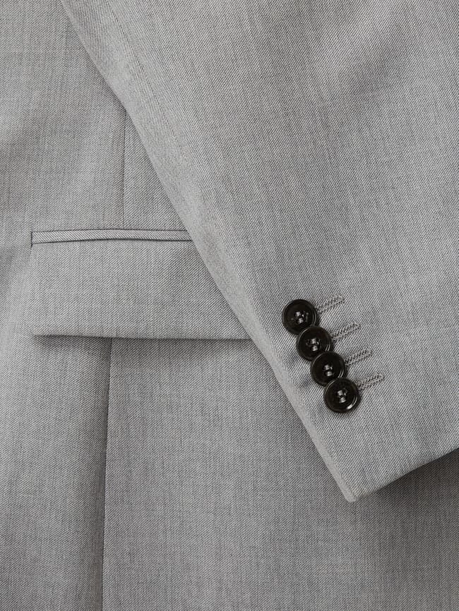 Bestes Angebot ? Tiger Of Sweden Slim Fit 2-Knopf-Sakko Aus Wolle Modell 'Jamonte' - Hellgrau ? 2 Bestes Angebot ? Tiger Of Sweden Slim Fit 2-Knopf-Sakko Aus Wolle Modell 'Jamonte' - Hellgrau ? – Bild 2