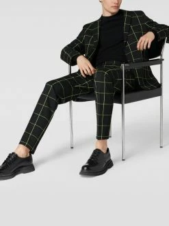 Billig ? Karl Lagerfeld 2-Knopf-Sakko Mit Karomuster - Schwarz ⭐