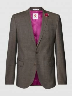 Schlussverkauf ⌛ CG - Club Of Gents 2-Knopf-Sakko Mit Pattentaschen Modell 'Patrick' - Mittelbraun ?