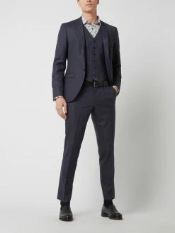 Bestpreis ? Tiger Of Sweden Slim Fit 2-Knopf-Sakko Mit Glencheck Modell 'Jules' - Marineblau ?