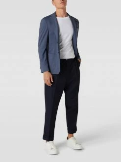 Bester Verkauf ? Baldessarini Slim Fit 2-Knopfsakko Mit Anstecknadel Modell 'Seba' - Blau ?