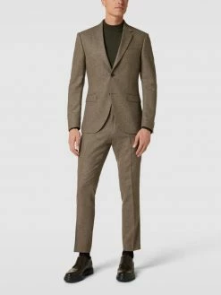 Schlussverkauf ✨ Tiger Of Sweden Sakko Mit Label-Patch Modell 'Jamonte' - Hellbraun ❤️