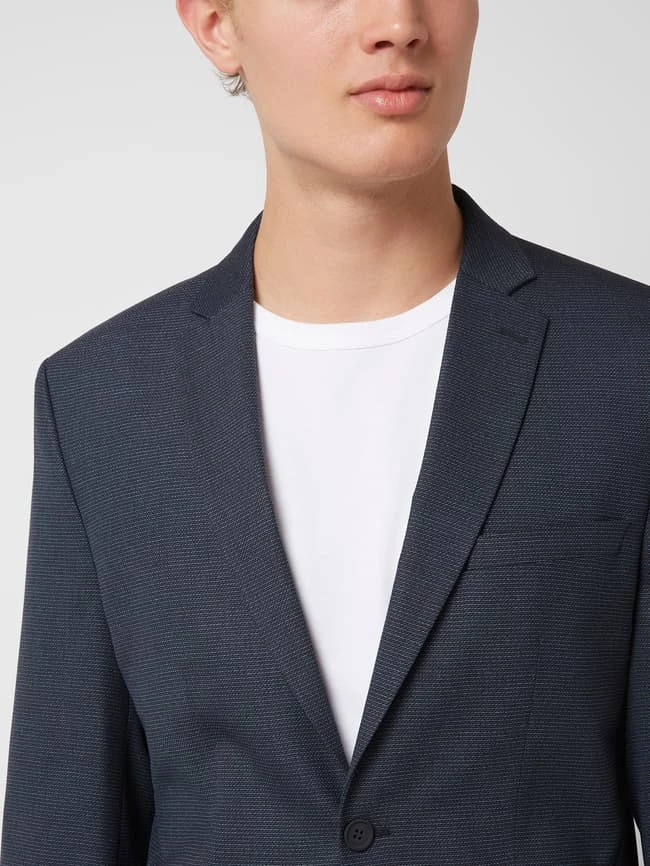 Schlussverkauf ? Selected Homme Slim Fit 2-Knopf-Sakko Mit Stretch-Anteil Modell 'Timelogan' - Dunkelblau ❤️ 3 Schlussverkauf ? Selected Homme Slim Fit 2-Knopf-Sakko Mit Stretch-Anteil Modell 'Timelogan' - Dunkelblau ❤️ – Bild 3