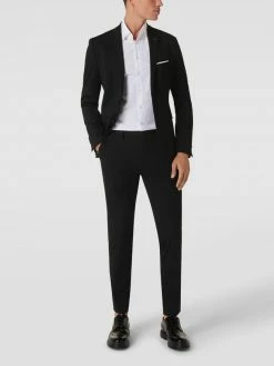 Budget ? Cinque 2-Knopf-Sakko Im Regular Fit Modell 'Monopoli' - Schwarz ?