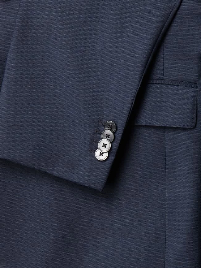 Blitzangebot ✔️ BOSS Regular Fit 2-Knopf-Sakko Aus Schurwollmischung Modell 'Jasper' - Marineblau ? 2 Blitzangebot ✔️ BOSS Regular Fit 2-Knopf-Sakko Aus Schurwollmischung Modell 'Jasper' - Marineblau ? – Bild 2