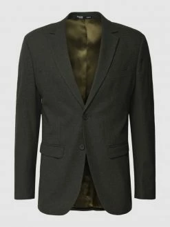 Angebote ? Selected Homme Slim Fit 2-Knopf-Sakko Mit Reverskragen Modell 'Adrian' - Olivgrün ?