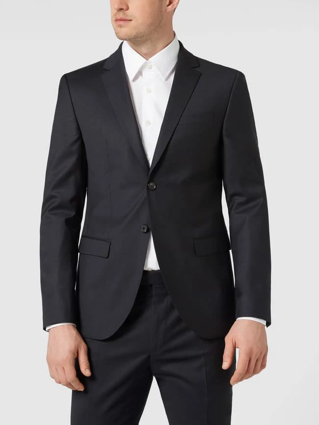 Großhandel ⭐ JOOP! Collection Extra Slim Fit 2-Knopf-Sakko Aus Wolle Modell 'Damon' - Schwarz ? 4 Großhandel ⭐ JOOP! Collection Extra Slim Fit 2-Knopf-Sakko Aus Wolle Modell 'Damon' - Schwarz ? – Bild 4