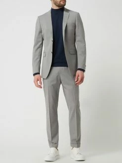 Schlussverkauf ✨ Tiger Of Sweden Regular Fit 2-Knopf-Sakko Mit Woll-Anteil Modell 'Jerretts' - Hellgrau ✔️