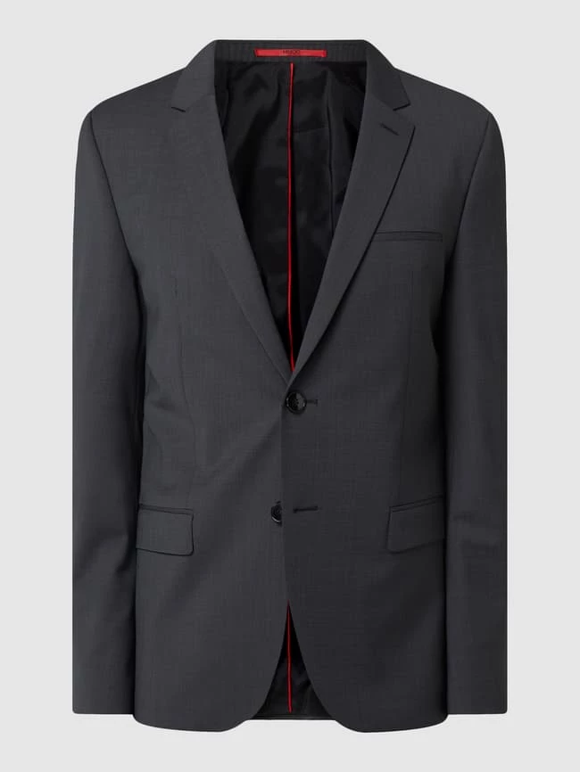 Neu ? HUGO Extra Slim Fit 2-Knopf-Sakko Mit Stretch-Anteil Modell 'Arti' - Silber ? 2 Neu ? HUGO Extra Slim Fit 2-Knopf-Sakko Mit Stretch-Anteil Modell 'Arti' - Silber ? – Bild 2