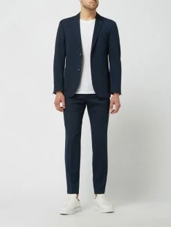 Budget ? Pierre Cardin 2-Knopf-Sakko Mit Stretch-Anteil Modell 'Manel' - 'Futureflex' - Marineblau ?