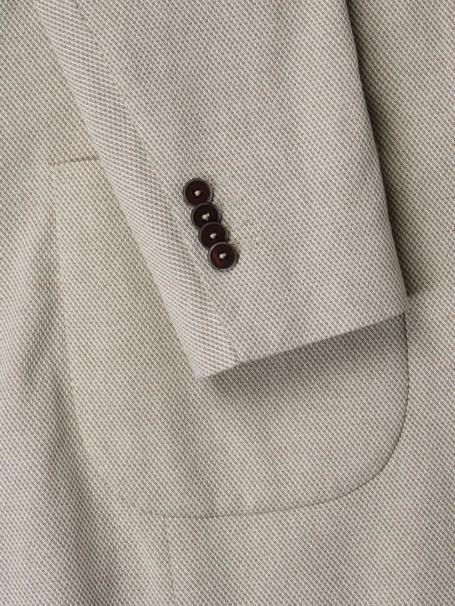 Neu ? Cinque Slim Fit 2-Knopf-Sakko Mit Webstruktur Modell 'Cidati' - Beige ? 2 Neu ? Cinque Slim Fit 2-Knopf-Sakko Mit Webstruktur Modell 'Cidati' - Beige ? – Bild 2