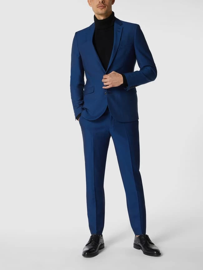 Blitzangebot ? Montego 2-Knopf-Sakko Mit Webstruktur - Blau ? 1 Blitzangebot ? Montego 2-Knopf-Sakko Mit Webstruktur - Blau ?