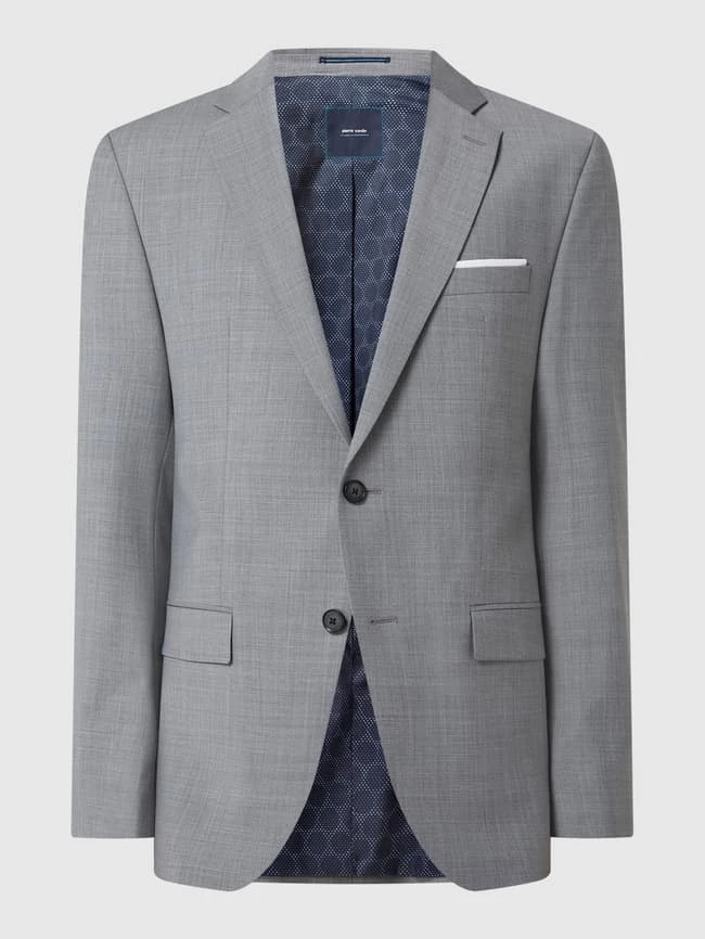 Bestes Angebot ? Pierre Cardin 2-Knopf-Sakko Mit Schurwoll-Anteil Modell 'Grant' - 'Futureflex' - Hellgrau ? 2 Bestes Angebot ? Pierre Cardin 2-Knopf-Sakko Mit Schurwoll-Anteil Modell 'Grant' - 'Futureflex' - Hellgrau ? – Bild 2