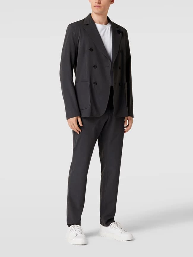 Billig ? Tommy Hilfiger Sakko Mit Label-Detail Modell 'MAN DOUBLE BREASTED ? SHIRT' - Marineblau ✔️ 1 Billig ? Tommy Hilfiger Sakko Mit Label-Detail Modell 'MAN DOUBLE BREASTED ? SHIRT' - Marineblau ✔️