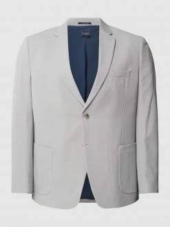 Coupon ? Christian Berg Men PLUS SIZE Sakko Mit Innentaschen - Hellgrau ?