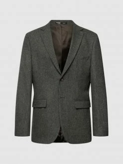 Coupon ? Selected Homme Sakko Mit Pattentaschen Modell 'MYLO' - Dunkelgrau ?