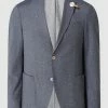 Neu ⌛ Baldessarini Slim Fit 2-Knopf-Sakko Mit Stretch-Anteil Modell 'Seba' - Blau ?