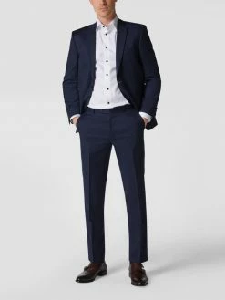 Besorgen ? Carl Gross Modern Fit 2-Knopf-Sakko Aus Schurwolle - Royalblau ✔️