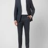 Brandneu ? Selected Homme Slim Fit Anzughose Mit Stretch-Anteil Modell 'Timelogan' - Dunkelblau ?
