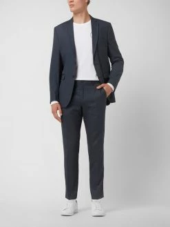 Brandneu ? Selected Homme Slim Fit Anzughose Mit Stretch-Anteil Modell 'Timelogan' - Dunkelblau ?