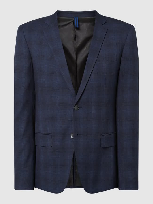 Angebote ? Antony Morato Slim Fit 2-Knopf-Sakko Mit Karomuster Modell 'Bonnie' - Marineblau ✨ 2 Angebote ? Antony Morato Slim Fit 2-Knopf-Sakko Mit Karomuster Modell 'Bonnie' - Marineblau ✨ – Bild 2