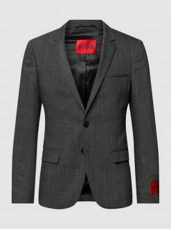 Großhandel ? HUGO Sakko Mit Label-Details Modell 'Anfred' - Anthrazit ✨