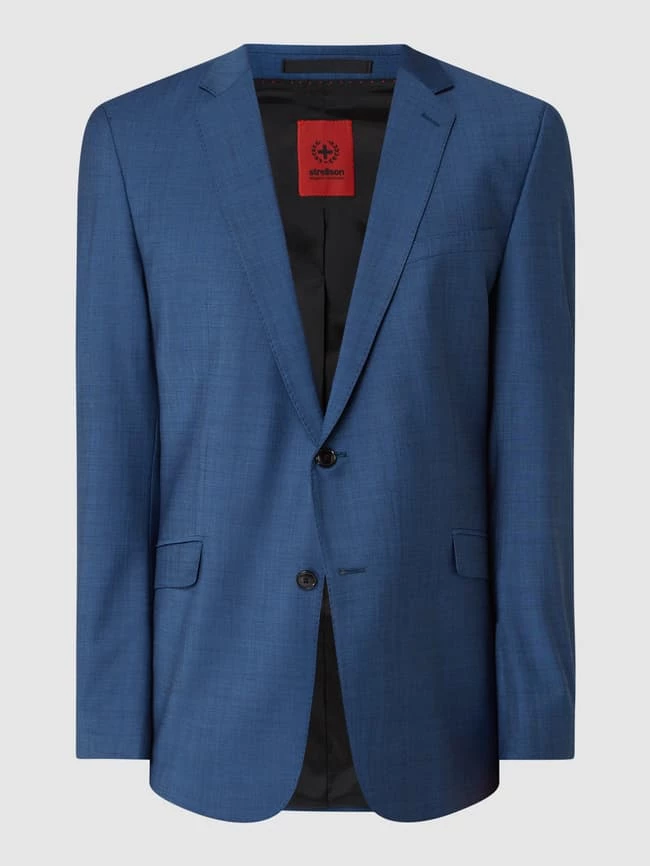 Top 10 ? Strellson Slim Fit 2-Knopf-Sakko Mit Stretch-Anteil Modell 'Allen' - Blau ? 2 Top 10 ? Strellson Slim Fit 2-Knopf-Sakko Mit Stretch-Anteil Modell 'Allen' - Blau ? – Bild 2