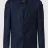 Bestpreis ? DIGEL Modern Fit 2-Knopf-Sakko Aus Schurwolle Modell 'Duncan' - Blau ?