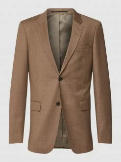 Blitzangebot ❤️ Tiger Of Sweden Sakko Mit Kissing Buttons Modell 'Jerretts' - Hellbraun ?