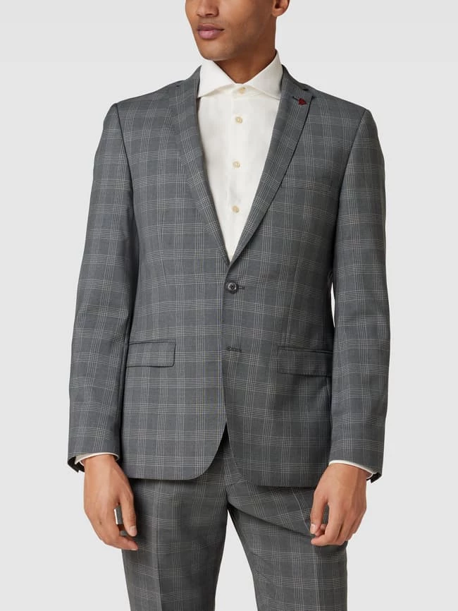 Angebote ? Roy Robson Slim Fit Anzug Mit Allover-Muster - Graphit ✨ 4 Angebote ? Roy Robson Slim Fit Anzug Mit Allover-Muster - Graphit ✨ – Bild 4