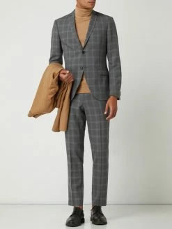 Tommy Hilfiger Store 39 Angebote ? Tiger Of Sweden Slim Fit 2-Knopf-Sakko Mit Glencheck Modell 'Jules' - Mittelgrau ?