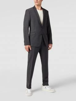 Rabatt ? Strellson Slim Fit 2-Knopf-Sakko Mit Stretch-Anteil 'Flex Cross' - Anthrazit ❤️