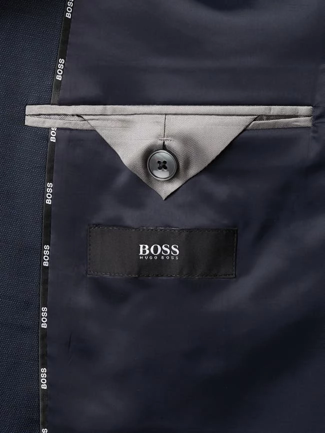 Blitzangebot ✔️ BOSS Regular Fit 2-Knopf-Sakko Aus Schurwollmischung Modell 'Jasper' - Marineblau ? 4 Blitzangebot ✔️ BOSS Regular Fit 2-Knopf-Sakko Aus Schurwollmischung Modell 'Jasper' - Marineblau ? – Bild 4