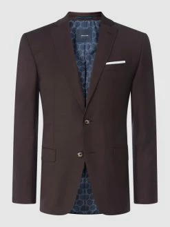 Angebote ? Pierre Cardin Modern Fit 2-Knopf-Sakko Mit Stretch-Anteil Modell 'Grant' - 'Futureflex' - Bordeaux Rot ⌛