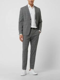 Beste Bewertungen von ? Selected Homme Slim Fit Anzughose Mit Glencheck Modell 'Josh' - Hellgrau ⭐