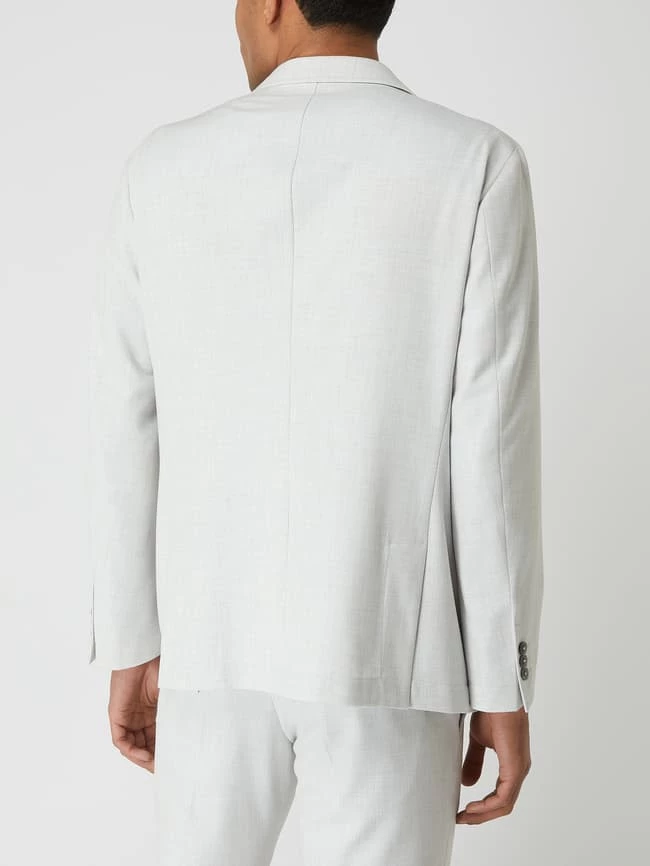 Besorgen ? Pierre Cardin 2-Knopf-Sakko Mit Stretch-Anteil Modell 'Manel' - 'Futureflex' - Silber Meliert ? 5 Besorgen ? Pierre Cardin 2-Knopf-Sakko Mit Stretch-Anteil Modell 'Manel' - 'Futureflex' - Silber Meliert ? – Bild 5