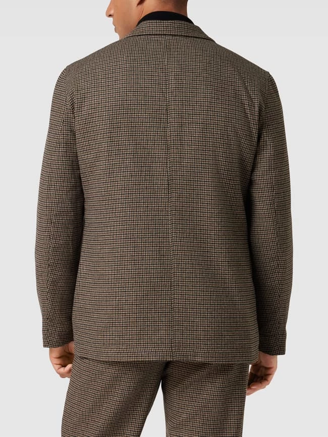Besorgen ? Selected Homme 2-Knopf-Sakko Mit Hahnentrittmuster Modell 'REG-TROY BLZ' - Mittelbraun ❤️ 5 Besorgen ? Selected Homme 2-Knopf-Sakko Mit Hahnentrittmuster Modell 'REG-TROY BLZ' - Mittelbraun ❤️ – Bild 5