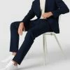 Schlussverkauf ? S.Oliver BLACK LABEL Anzug-Hose Mit Webmuster - Marineblau ?