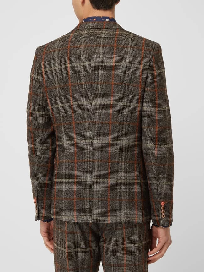 Großhandel ⭐ A Fish Named Fred 2-Knopf-Sakko Mit Karomuster - Camel ? 6 Großhandel ⭐ A Fish Named Fred 2-Knopf-Sakko Mit Karomuster - Camel ? – Bild 6