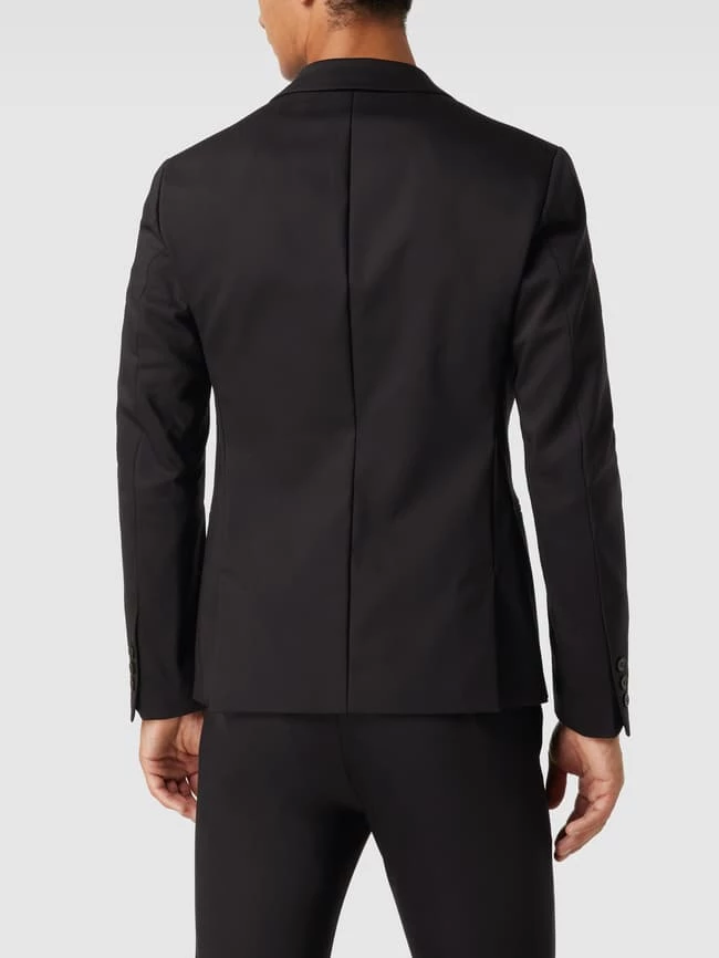 Neu ? Drykorn Slim Fit 2-Knopf-Sakko Mit Stretch-Anteil Modell 'Hurley' - Schwarz ? 5 Neu ? Drykorn Slim Fit 2-Knopf-Sakko Mit Stretch-Anteil Modell 'Hurley' - Schwarz ? – Bild 5