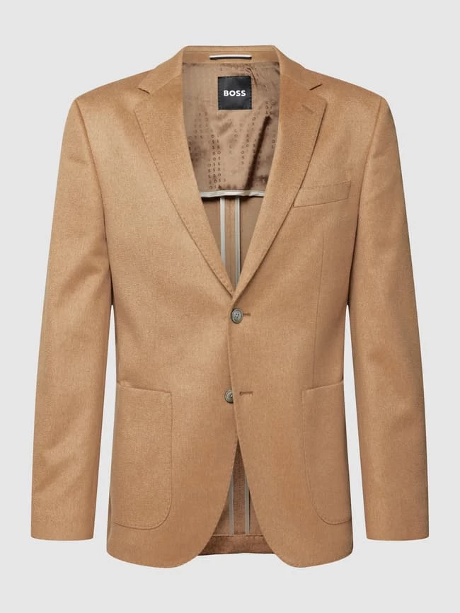 Rabatt ? BOSS Kaschmir-Sakko Mit 2-Knopfleiste Modell 'Janson' - Beige ? 2 Rabatt ? BOSS Kaschmir-Sakko Mit 2-Knopfleiste Modell 'Janson' - Beige ? – Bild 2