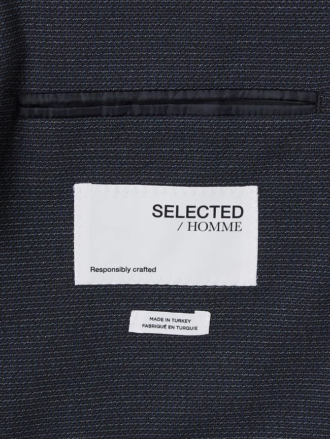 Schlussverkauf ? Selected Homme Slim Fit 2-Knopf-Sakko Mit Stretch-Anteil Modell 'Timelogan' - Dunkelblau ❤️ 6 Schlussverkauf ? Selected Homme Slim Fit 2-Knopf-Sakko Mit Stretch-Anteil Modell 'Timelogan' - Dunkelblau ❤️ – Bild 6