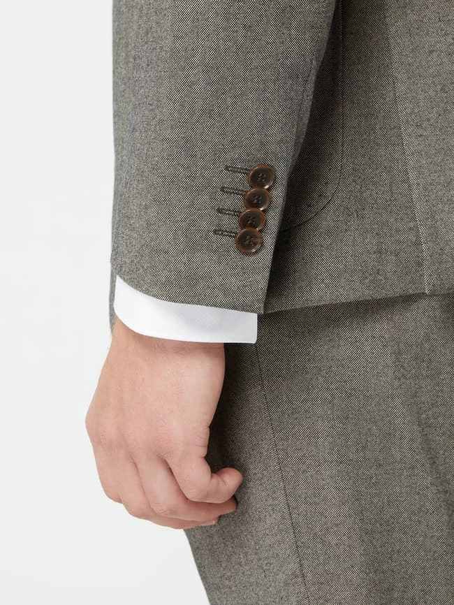 Schlussverkauf ? S.Oliver BLACK LABEL 2-Knopf-Sakko Mit Stretch-Anteil - Mittelgrau ? 5 Schlussverkauf ? S.Oliver BLACK LABEL 2-Knopf-Sakko Mit Stretch-Anteil - Mittelgrau ? – Bild 5