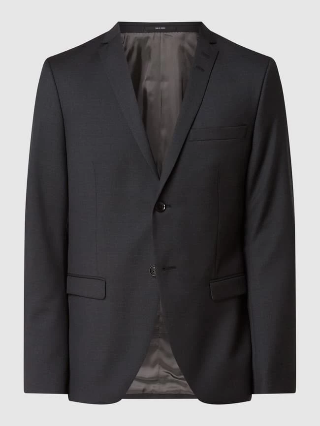 Schlussverkauf ? Tiger Of Sweden Slim Fit 2-Knopf-Sakko Aus Wolle Modell 'Jil' - Dunkelgrau ? 2 Schlussverkauf ? Tiger Of Sweden Slim Fit 2-Knopf-Sakko Aus Wolle Modell 'Jil' - Dunkelgrau ? – Bild 2