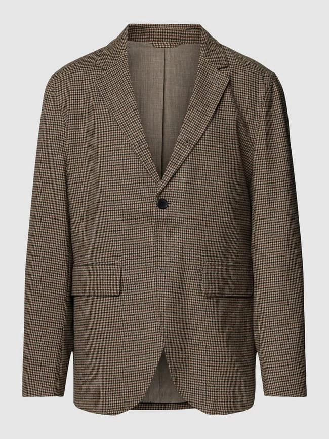 Besorgen ? Selected Homme 2-Knopf-Sakko Mit Hahnentrittmuster Modell 'REG-TROY BLZ' - Mittelbraun ❤️ 2 Besorgen ? Selected Homme 2-Knopf-Sakko Mit Hahnentrittmuster Modell 'REG-TROY BLZ' - Mittelbraun ❤️ – Bild 2