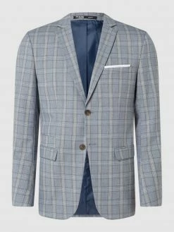 Auslauf ✔️ Selected Homme Slim Fit 2-Knopf-Sakko Mit Viskose-Anteil Modell 'Logan' - Hellblau ?