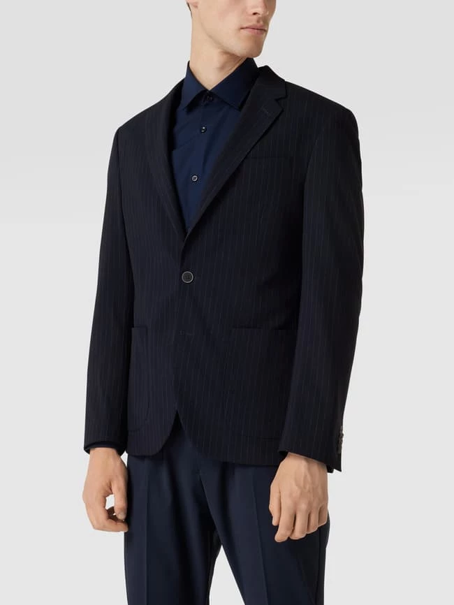 Top 10 ? MCNEAL 2-Knopf-Sakko Mit Nadelstreifen - Marineblau ? 4 Top 10 ? MCNEAL 2-Knopf-Sakko Mit Nadelstreifen - Marineblau ? – Bild 4