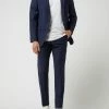 Schlussverkauf ❤️ DIGEL Modern Fit Anzughose Aus Schurwolle Modell 'Per' - Blau ⭐